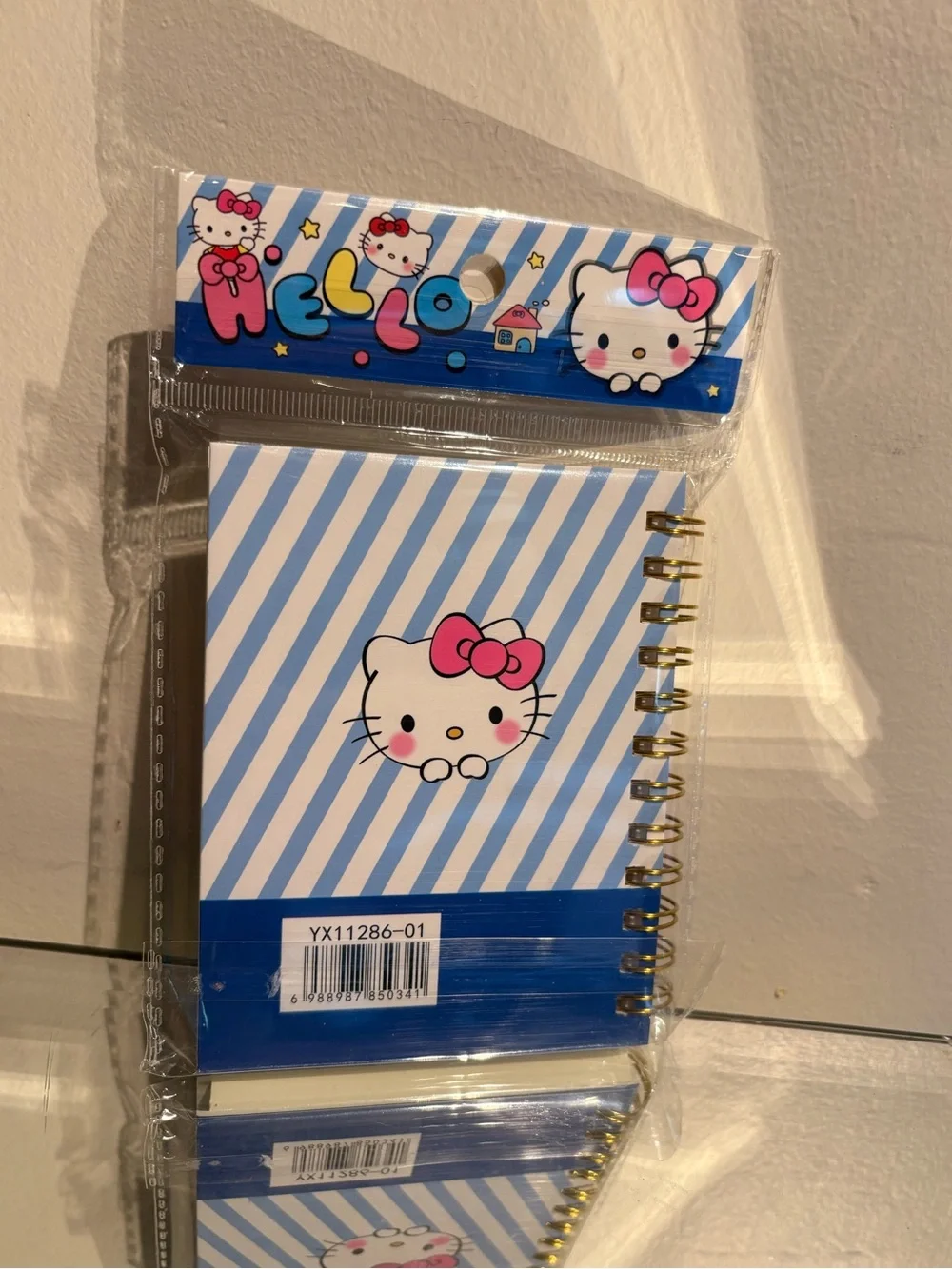 Hello kitty blue small spiral notebook